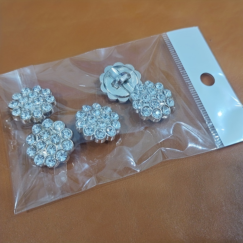 Pavé Rhinestone Buttons 