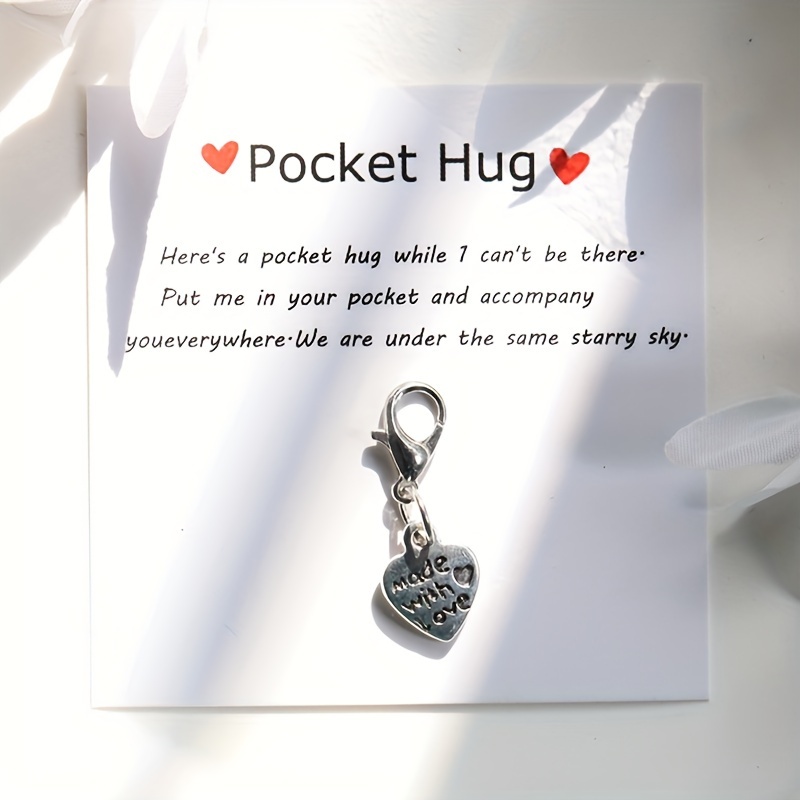 A Tiny Little Pocket Hug Poem Card Isolation Gift Hug Token - Temu