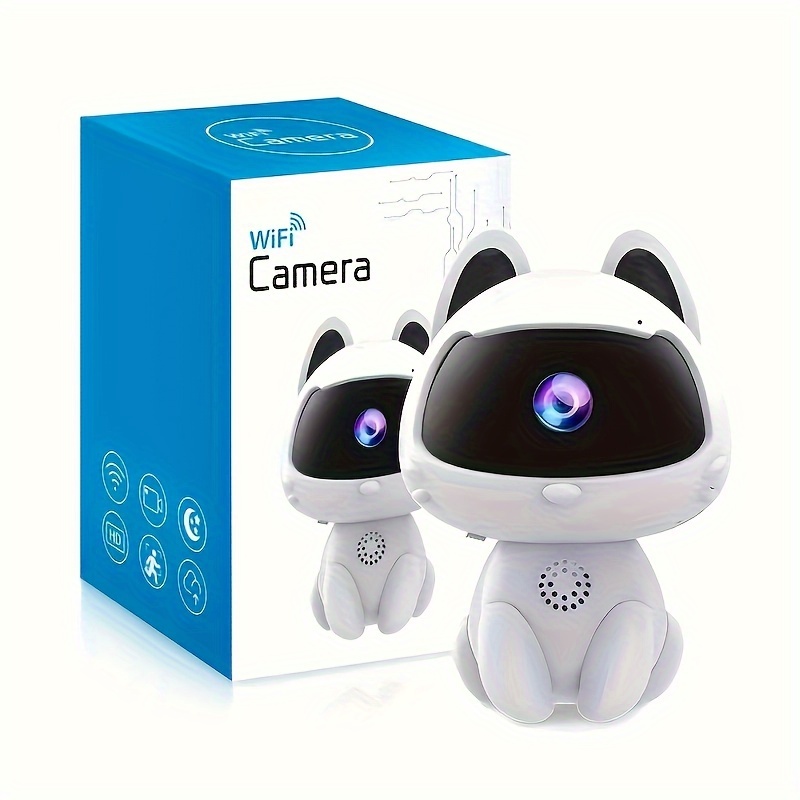 EASYTAO V380 Cámara de Seguridad Interior WiFi, 360 Grados, 720P Camara  Inalambrica con Visión Nocturna y Audio Bidireccional Monitor para  Hogar,Bebé