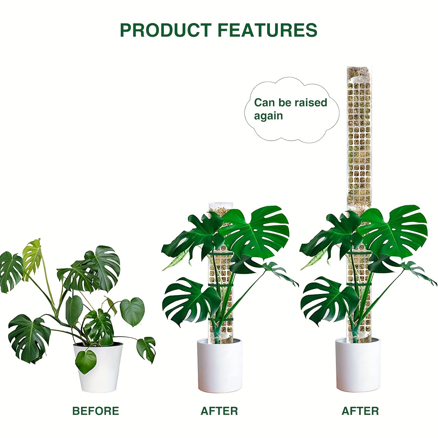 Plastic Moss Posts For Plants Stackable Plant Stands - Temu