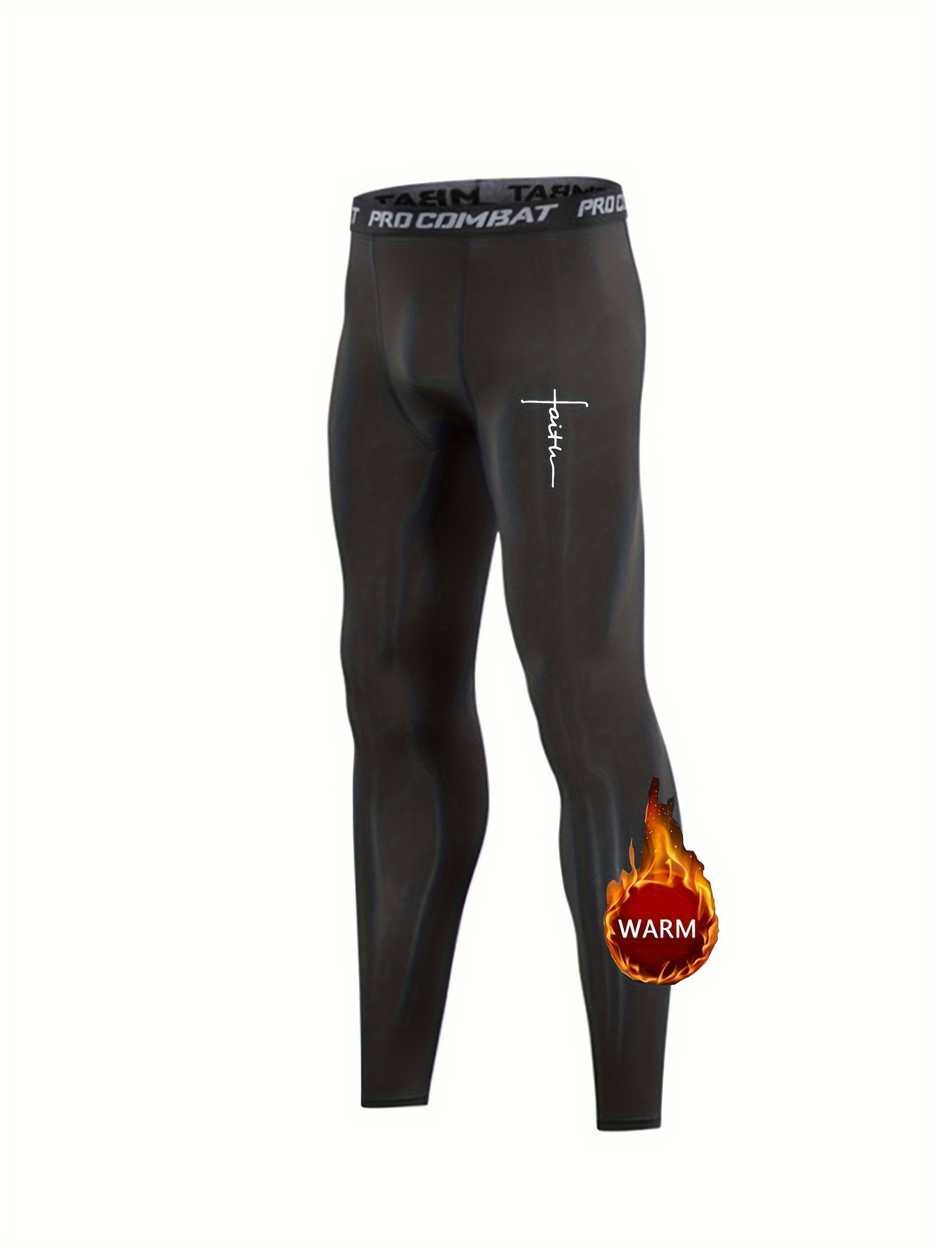 Men's Thermal Compression Pants Athletic Sports Tights - Temu United Kingdom