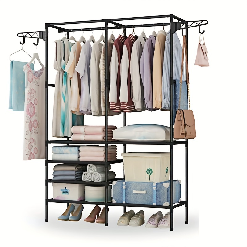 Closet Portable Wardrobe Clothes Storage Organizer - Temu