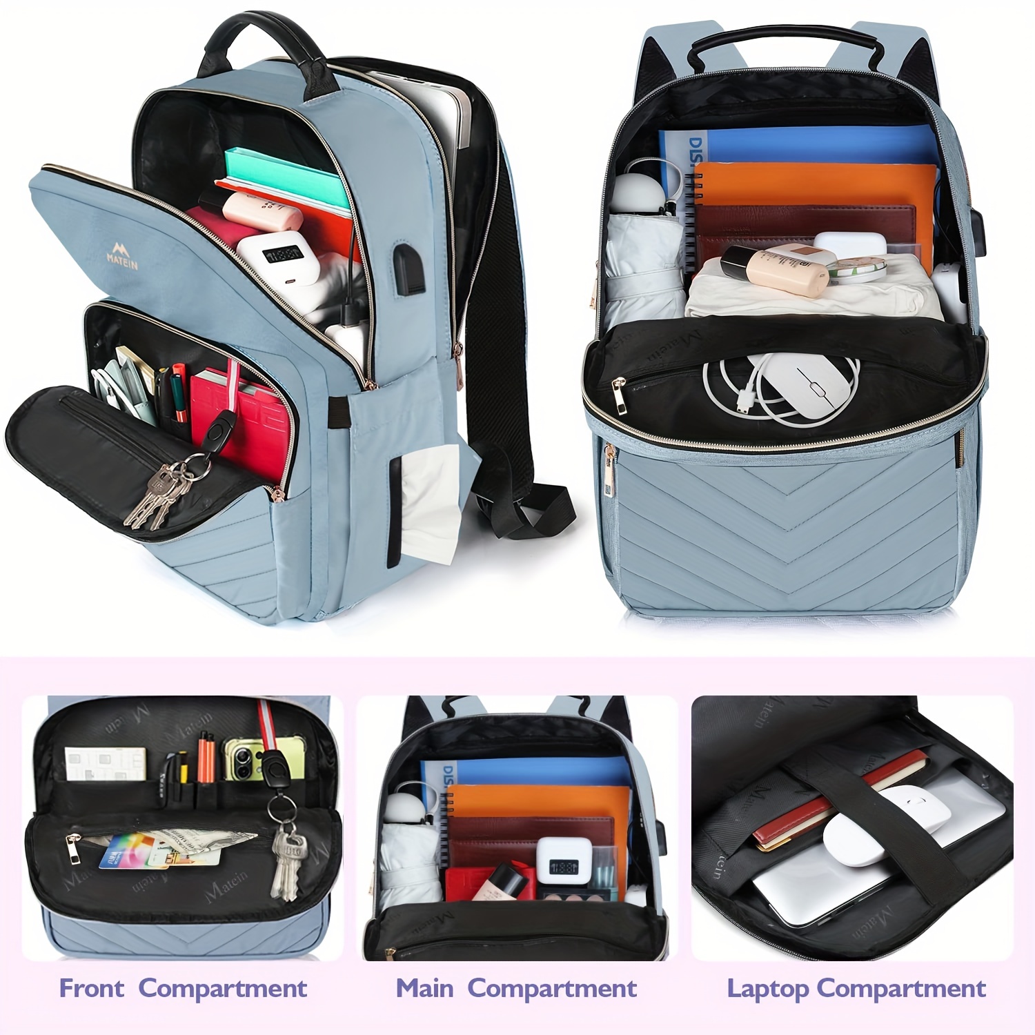 Laptop backpack outlet organizer