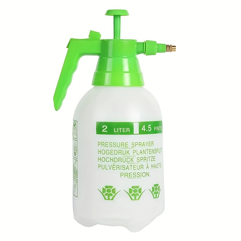 

1pc Pump Pressure Sprayer Spraying Bottle With Adjustable Nozzle For Garden Cleaning, Watering And Spraying White, 2l/3l, Sprayers & Accessories