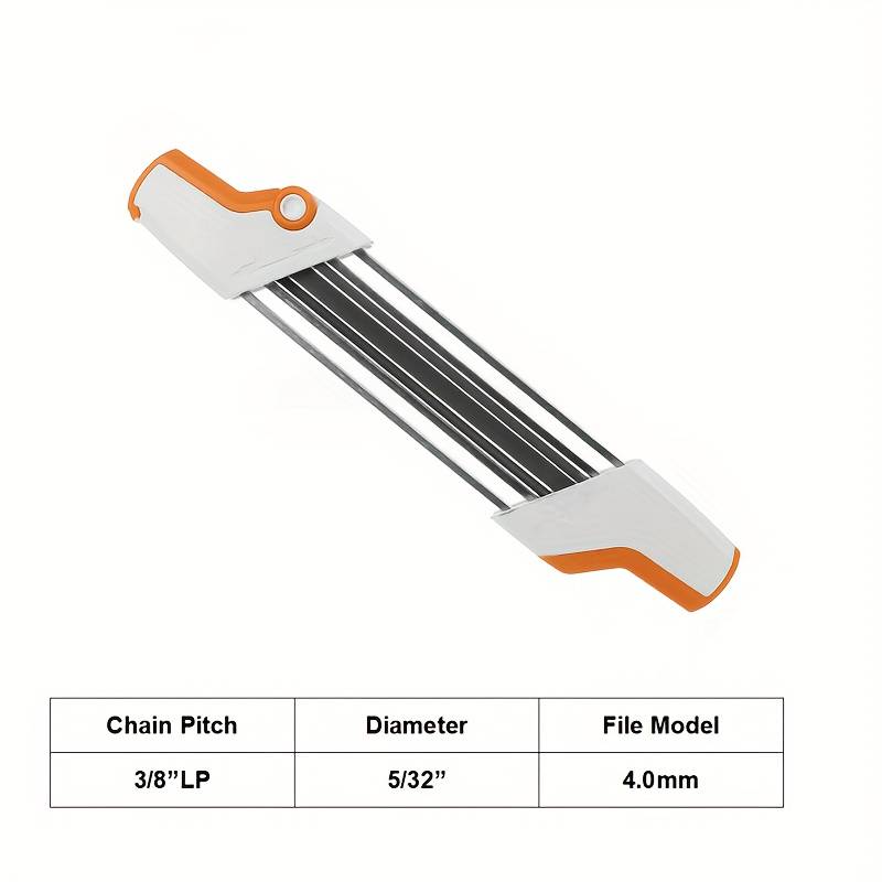 KayEsampra 2-in-1 Easy File Chainsaw Sharpener For Stihl 3/8 LP Chain (4.0mm) – Metal Tool