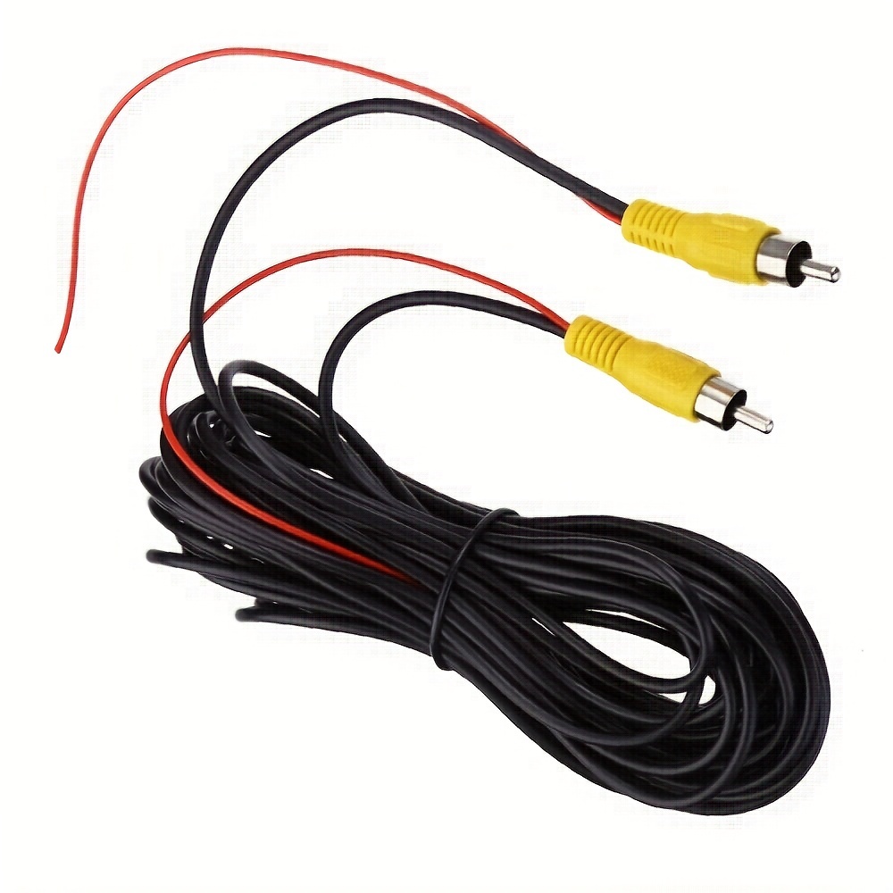 AV Cable Universal auto RCA AV Cable wire harness for car rear view camera  parking 6 video extension cable Integrated Line Video - AliExpress