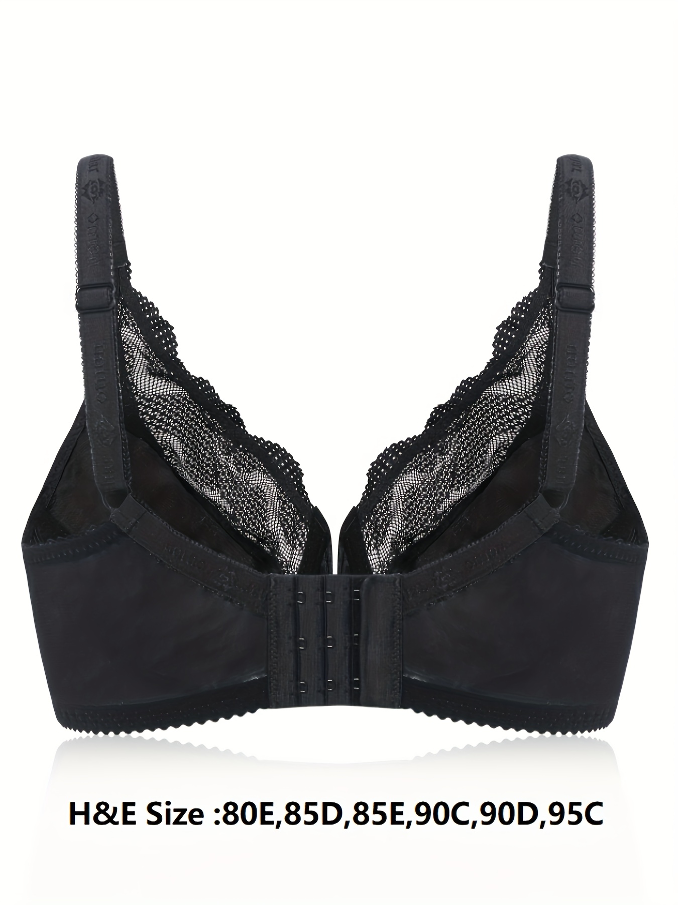 Ladies Underwear Lace Bra Set,black,95C : : Clothing, Shoes &  Accessories
