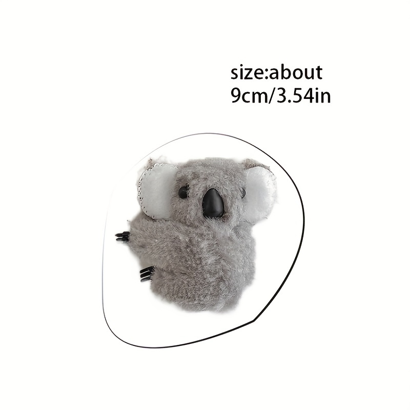 Cute Plush Koala Hair Clip Girls Small Bangs Hair Barrette - Temu
