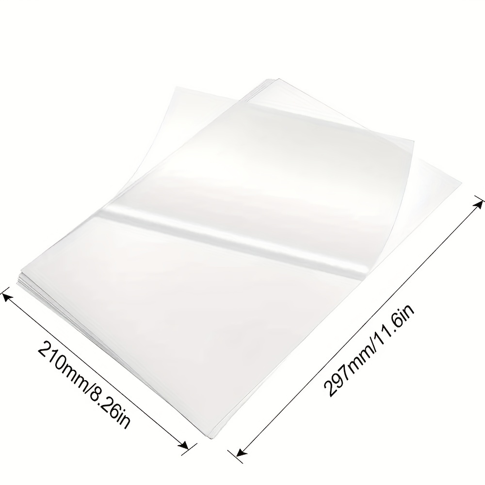 Waterslide Decal Transfer Paper Laser Clear White - Temu