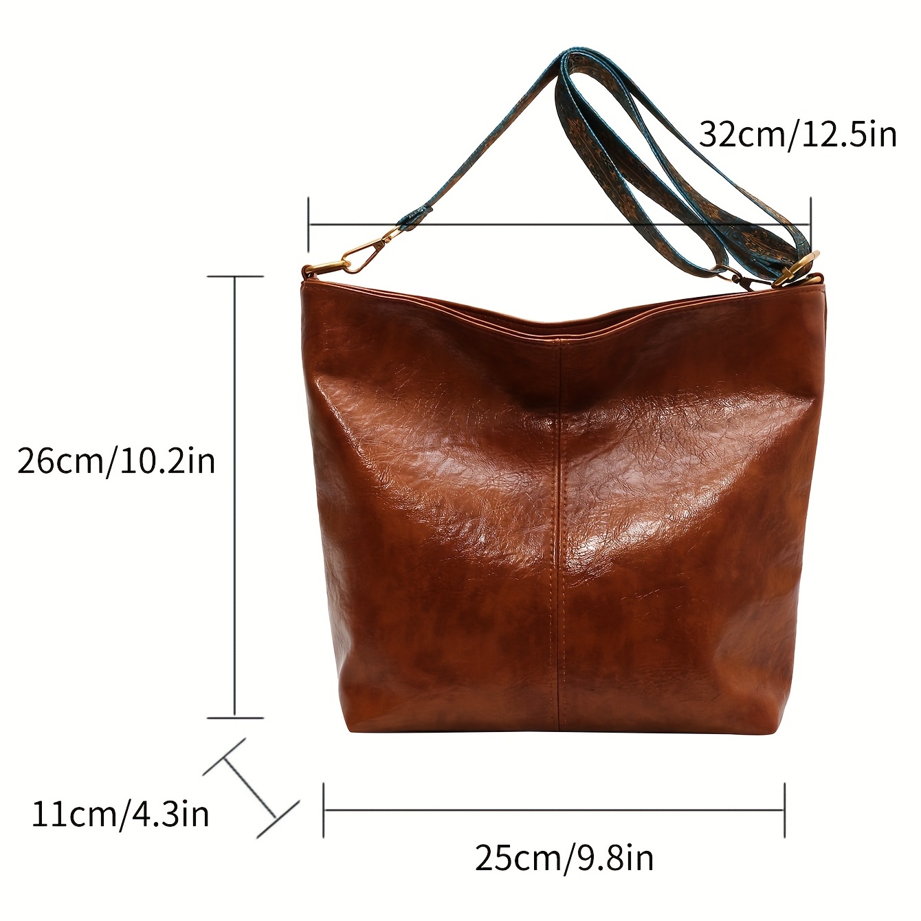 Vintage Geometric Pattern Bag Strap Lightweight Adjustable - Temu Mexico