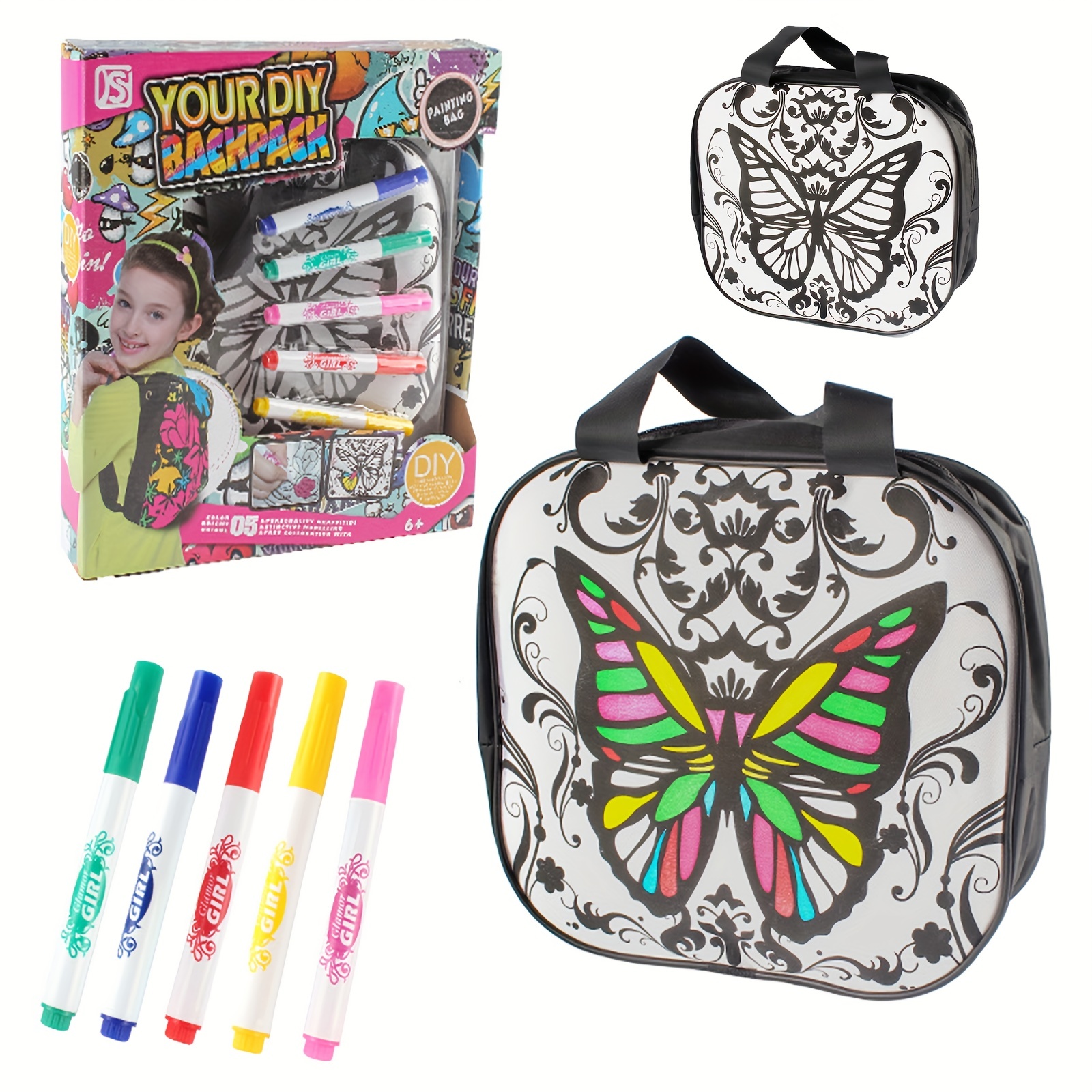 Diy Your Own Backpack Craft Kit Chrismas Halloween Birthday - Temu