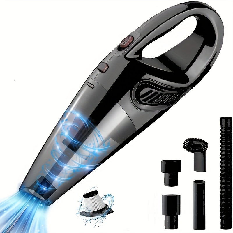 Handheld Vacuum, Car Vacuum Cleaner Cordless, 8000Pa Strong  Suction Portable Hand Held Vacum with 25-30Mins Long Runtime Rechargeable  Battery Lightweight for Home and Car Carpet Stairs Pet Hair Clean