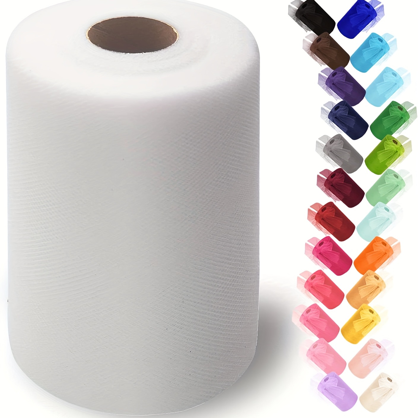 Frosted Mesh Fabric Tulle Roll for Bouquet Gift Packaging – Floral