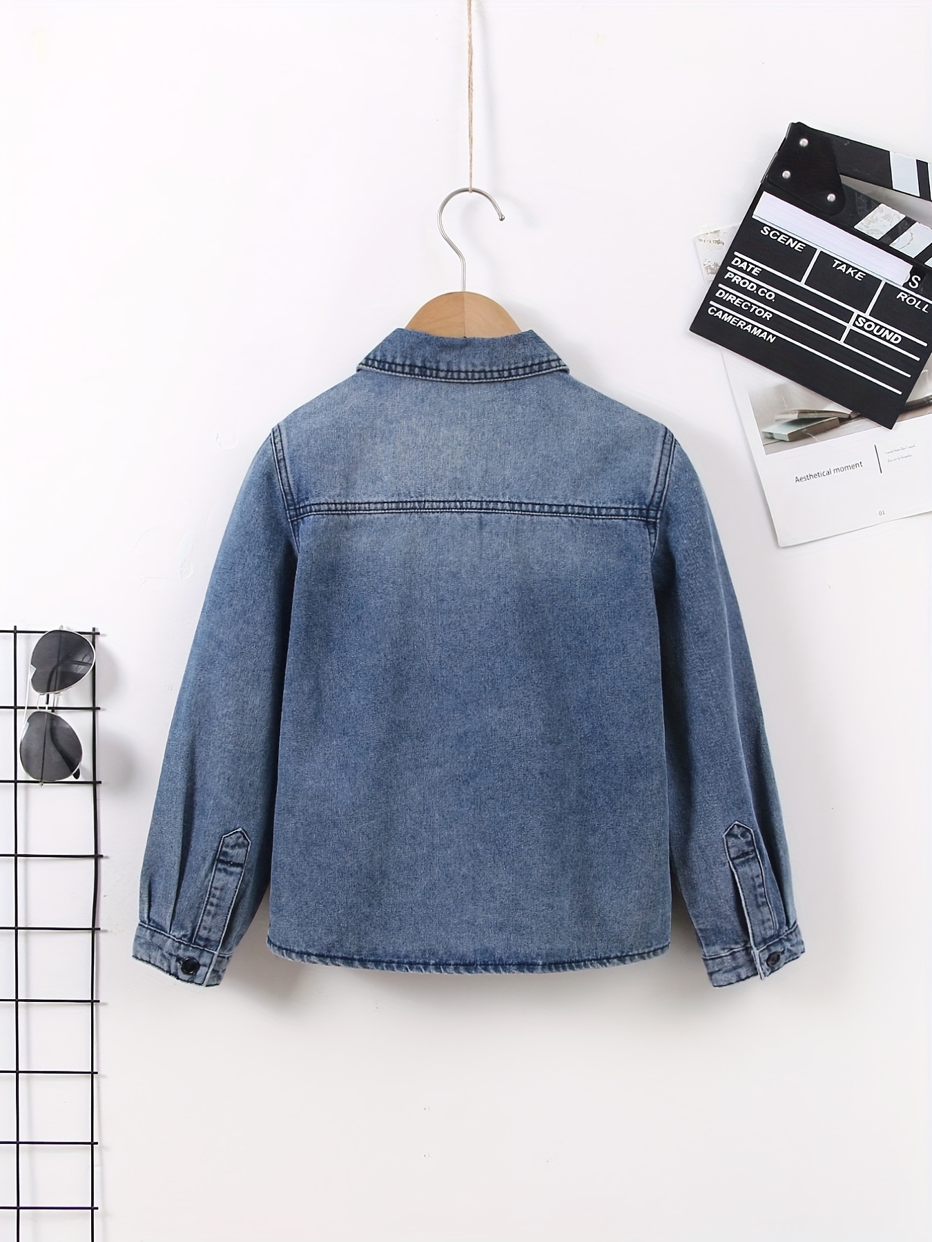 Boys Casual Denim Jacket Button Down