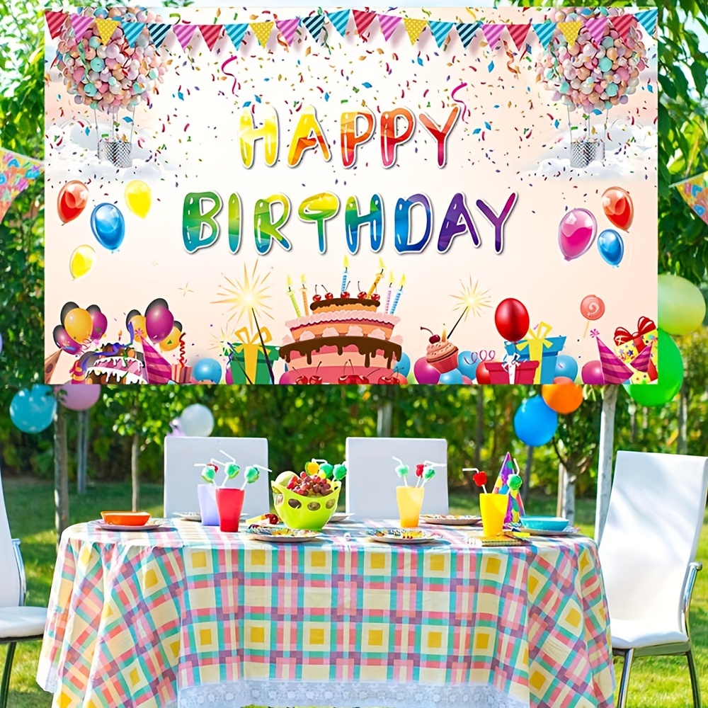 Happy Birthday Party Decoration Children Theme Party Background