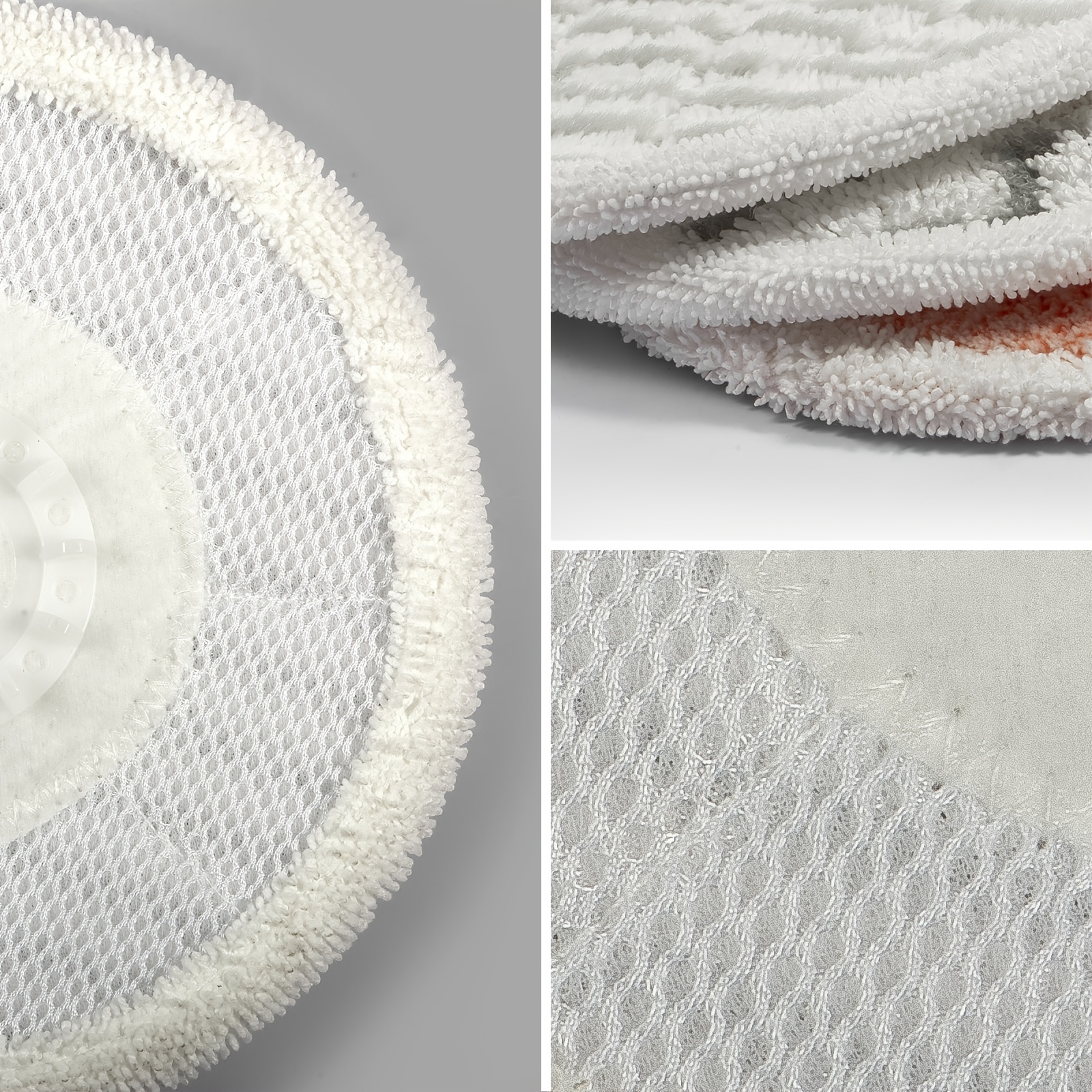 Paquete de 6 almohadillas de microfibra para mopa, compatibles con
