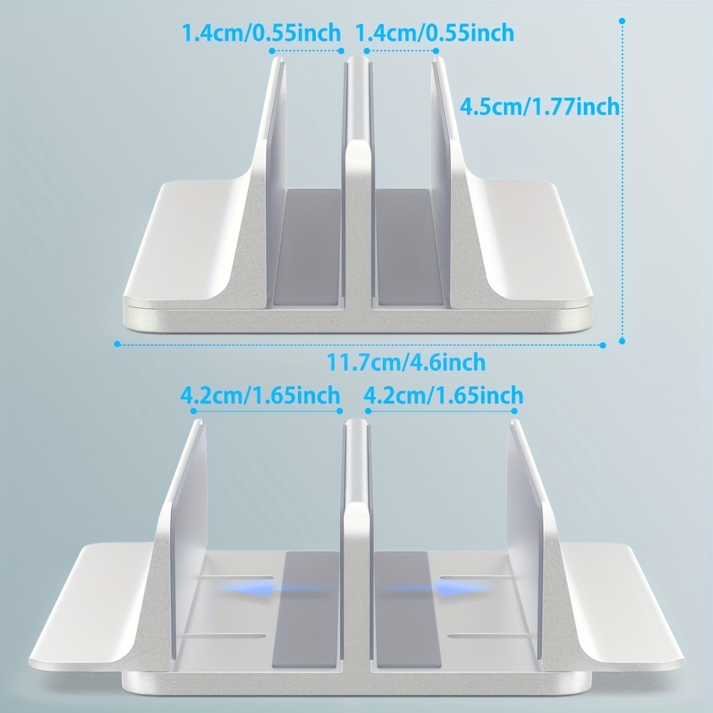 Ciervo Soporte Vertical Computadora Portátil Ancho Ajustable - Temu