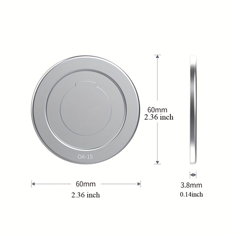 Adaptador magnético para teléfono móvil, soporte de anillo para