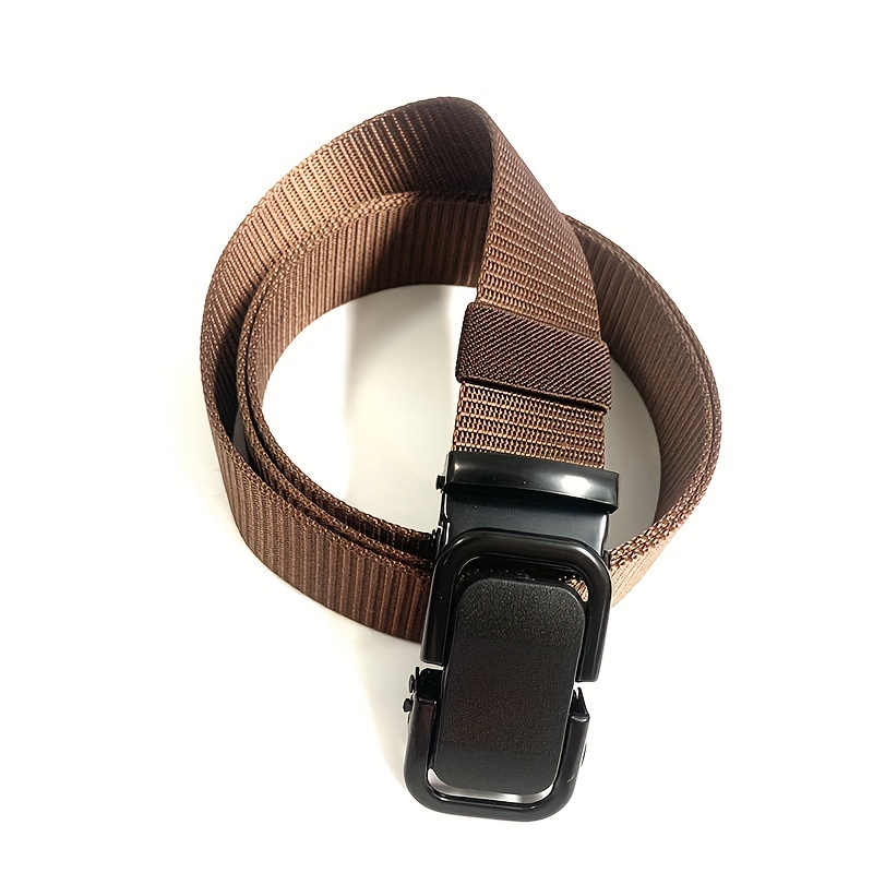 New Designer Plaid Buckle Men's Belt Cowhide Strap Male Automatic Buckle  Belts For Men Black Designer Belts Buckle Fashion Belts - Temu