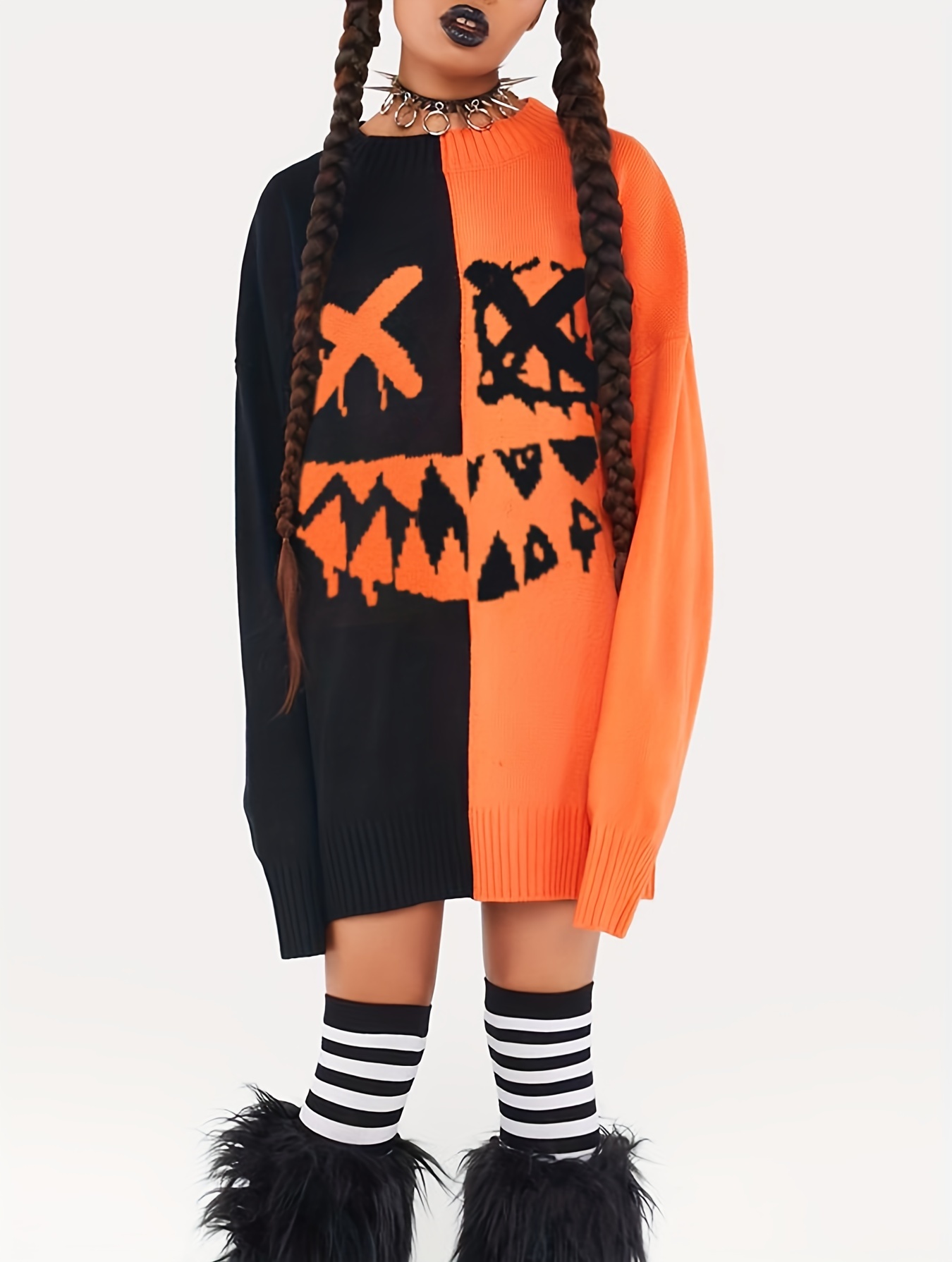 Pumpkin sale colored sweater