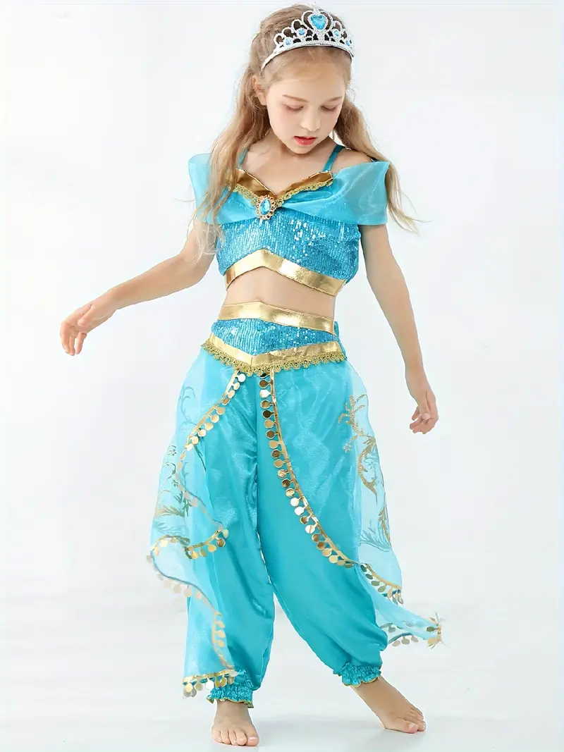 Princess Dress New Halloween Dress Performance Dance Dress - Temu Canada