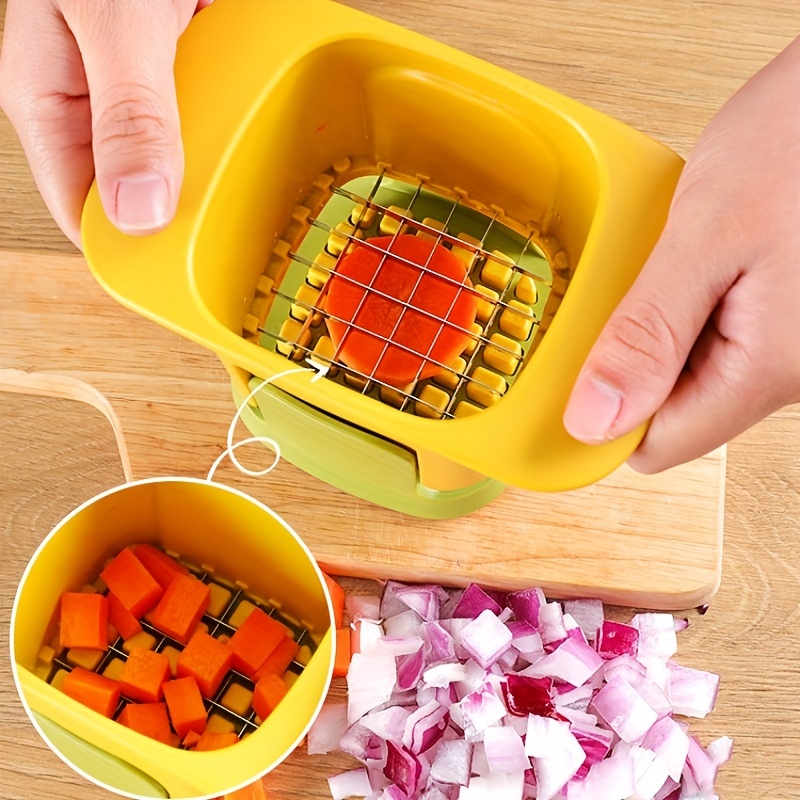 Vegetable Chopper Dicing Slitting Block Vegetables And - Temu