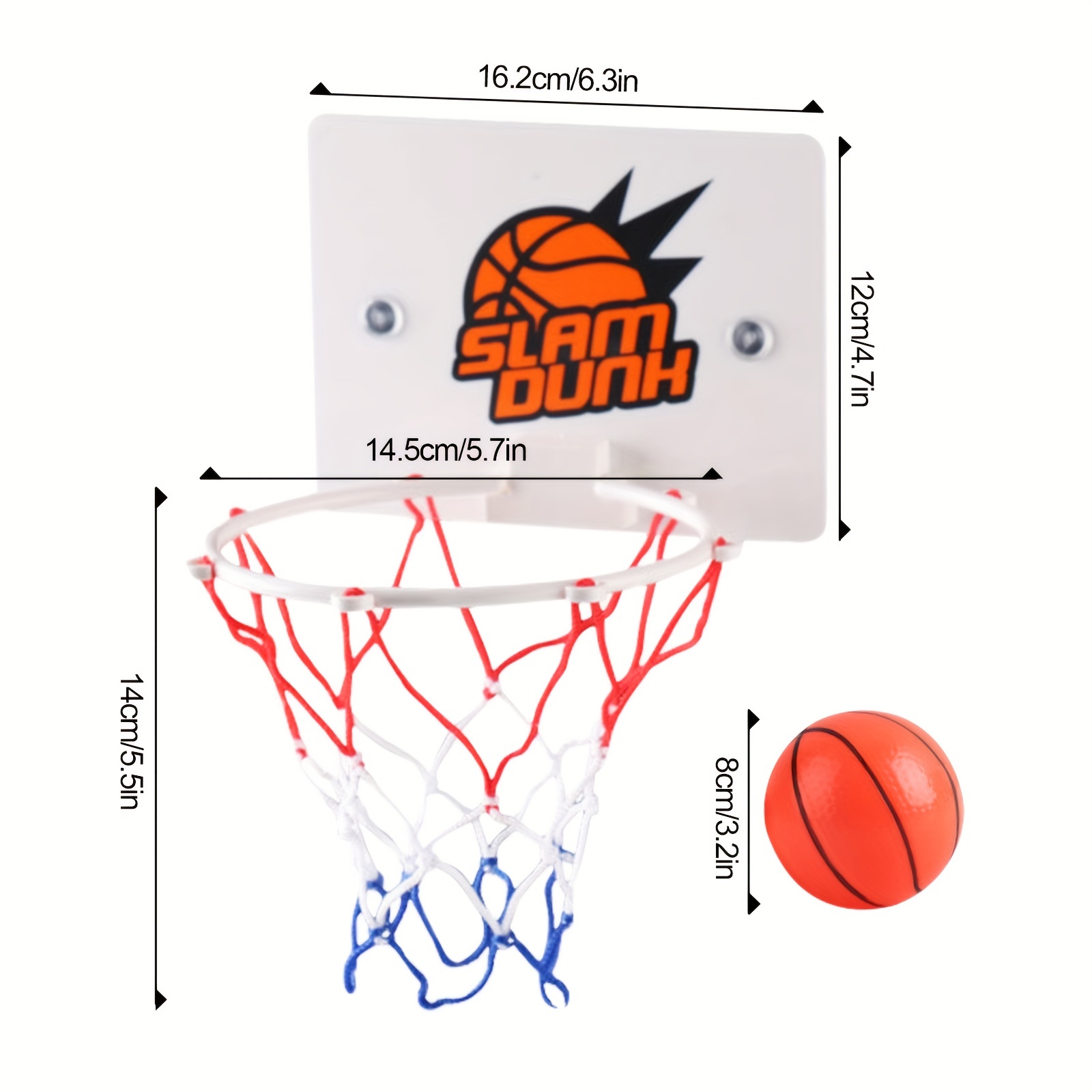 4pcs Mini Basketball Hoop Set Indoor Office Toy