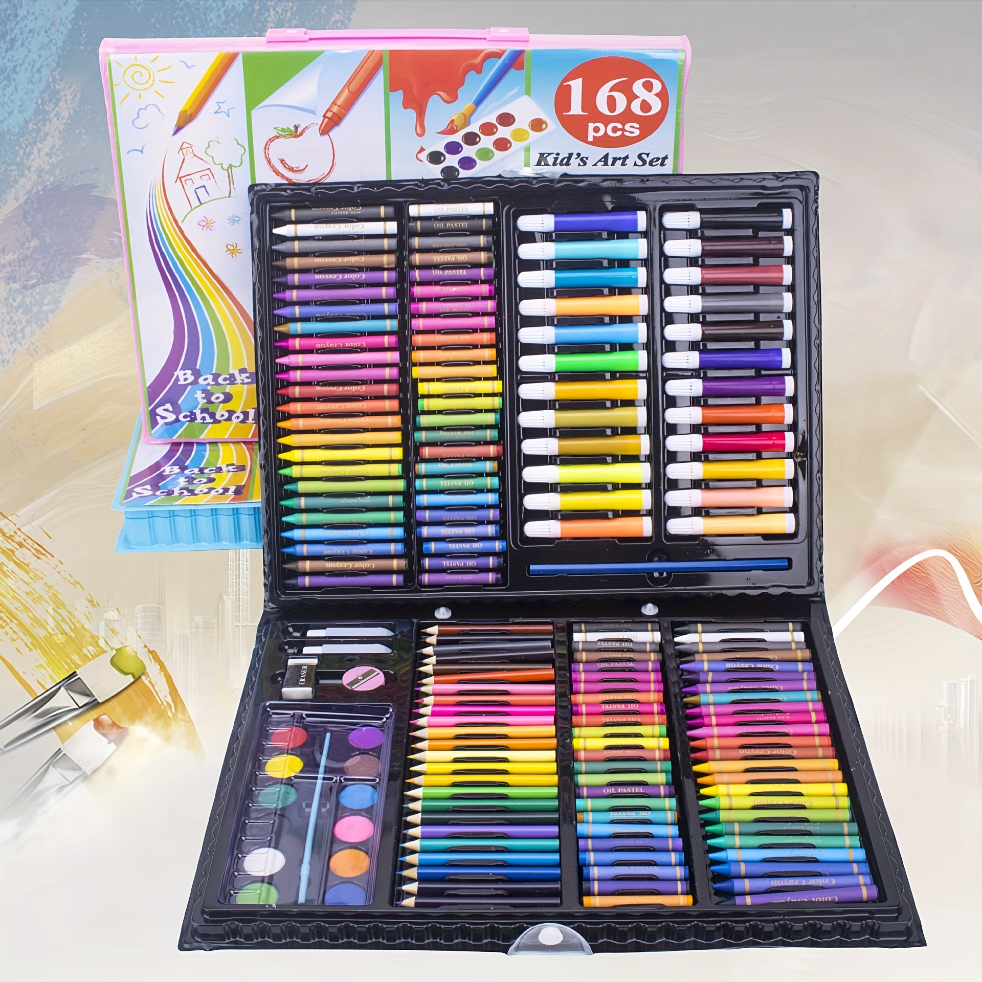 150pcs Art Drawing Set Water Color Pen Students Stationery Coloring Kit For  Adults/teens/kids - Art Sets - AliExpress