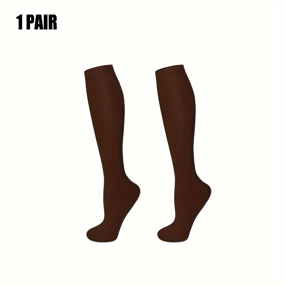 Compression Socks 15-20mmHg Graduated Knee High Socks for Women & Men