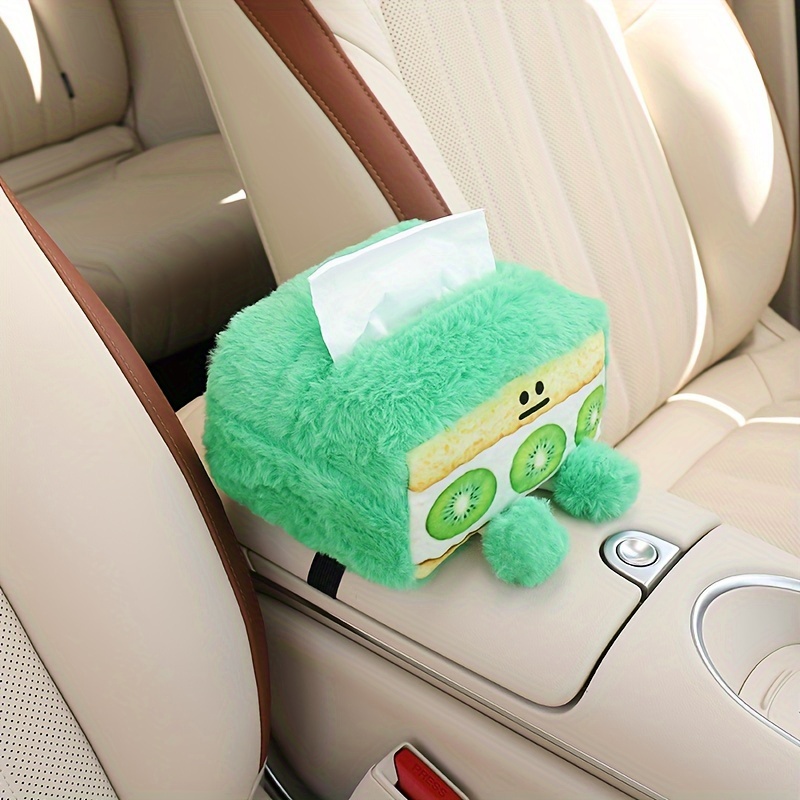Cute Hanging Car Tissue Box Creative Car Interior Decor With - Temu