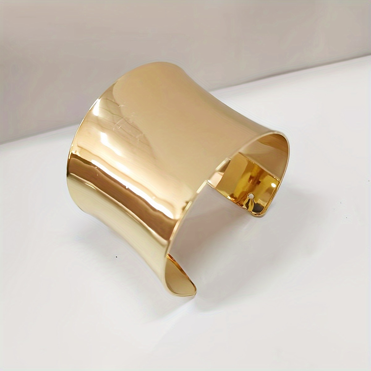 1 Exaggerated Hip-hop Punk Metal Open Bangle Bracelet
