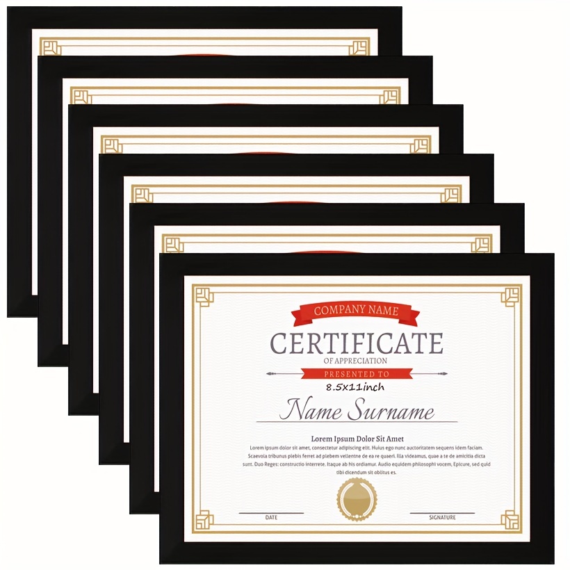 Photo Frames Hd Perspex Solid Frame Displaying Certificates Temu
