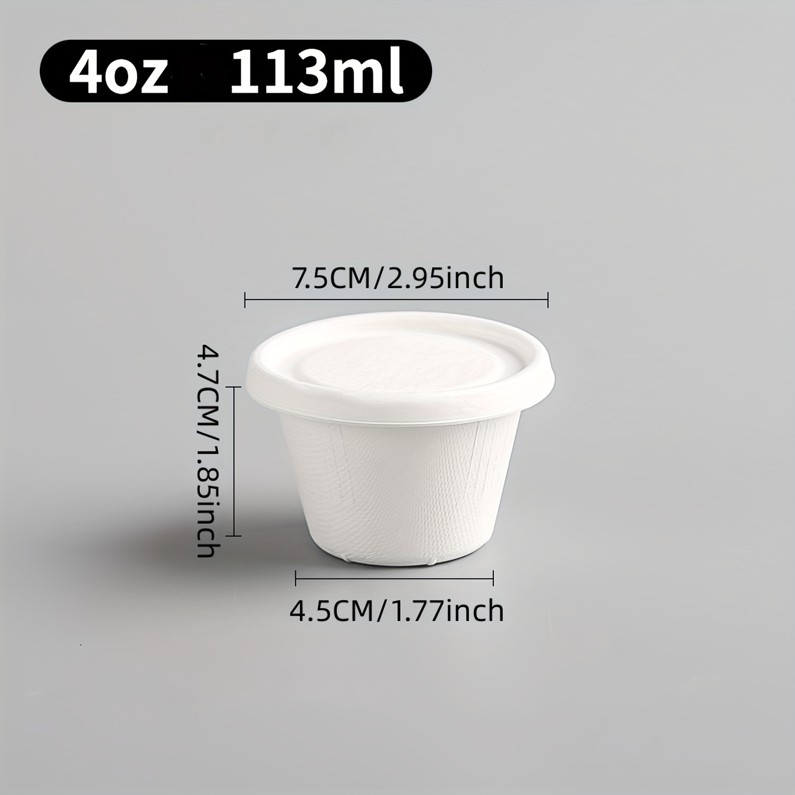 Disposable White Paper Soup Containers With Lids Perfect For - Temu