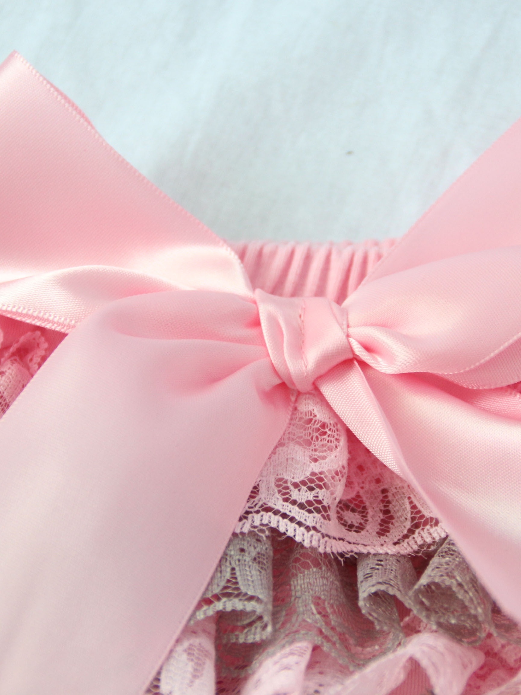 Cute Lolita girl cute lace bow bread panties