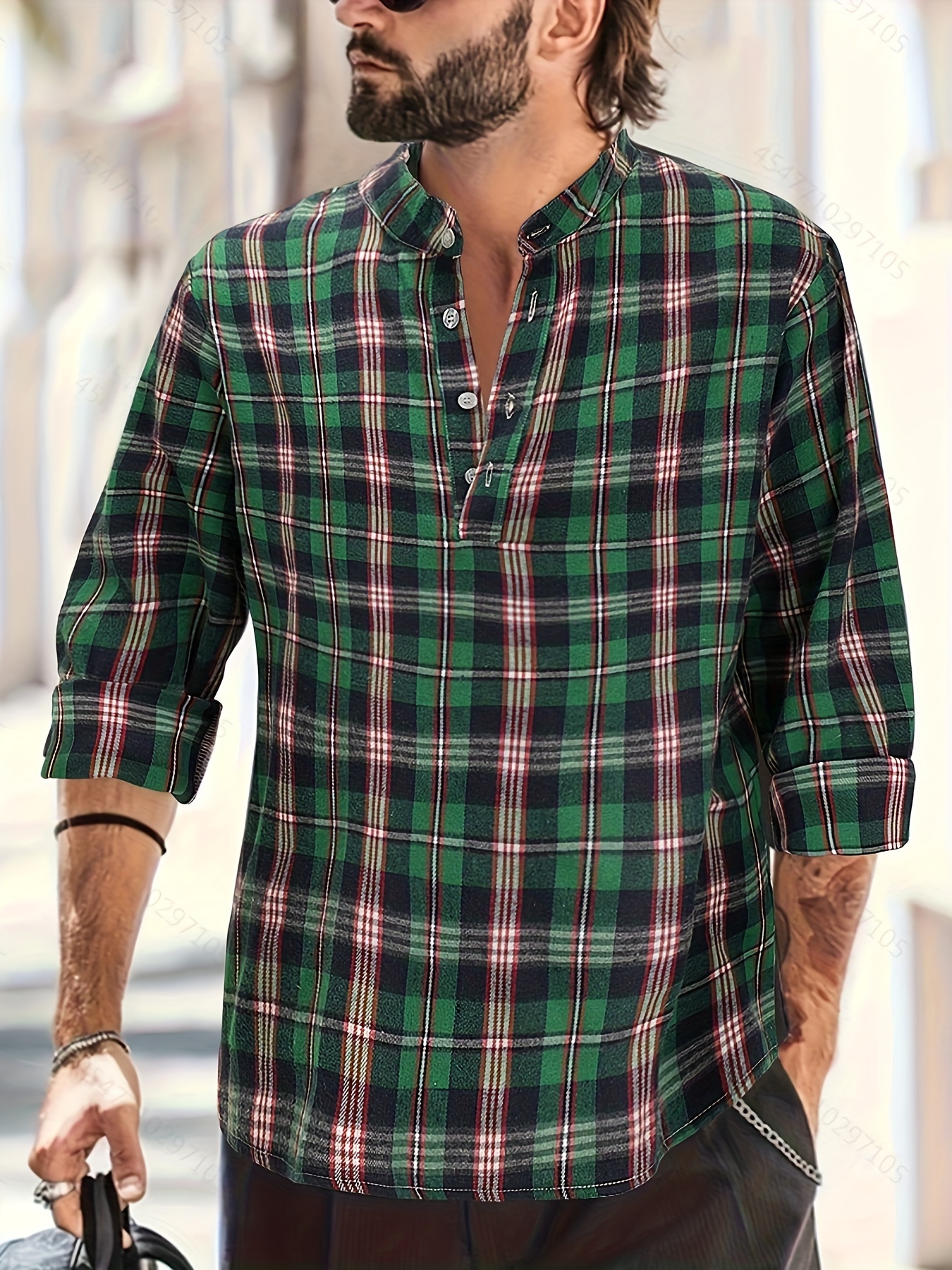 Camicia alla outlet coreana da uomo