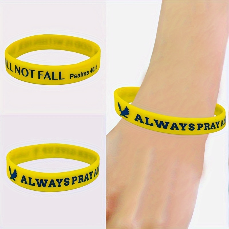 Inspirational Silicone Bracelet - Team Belief Wrist Strap