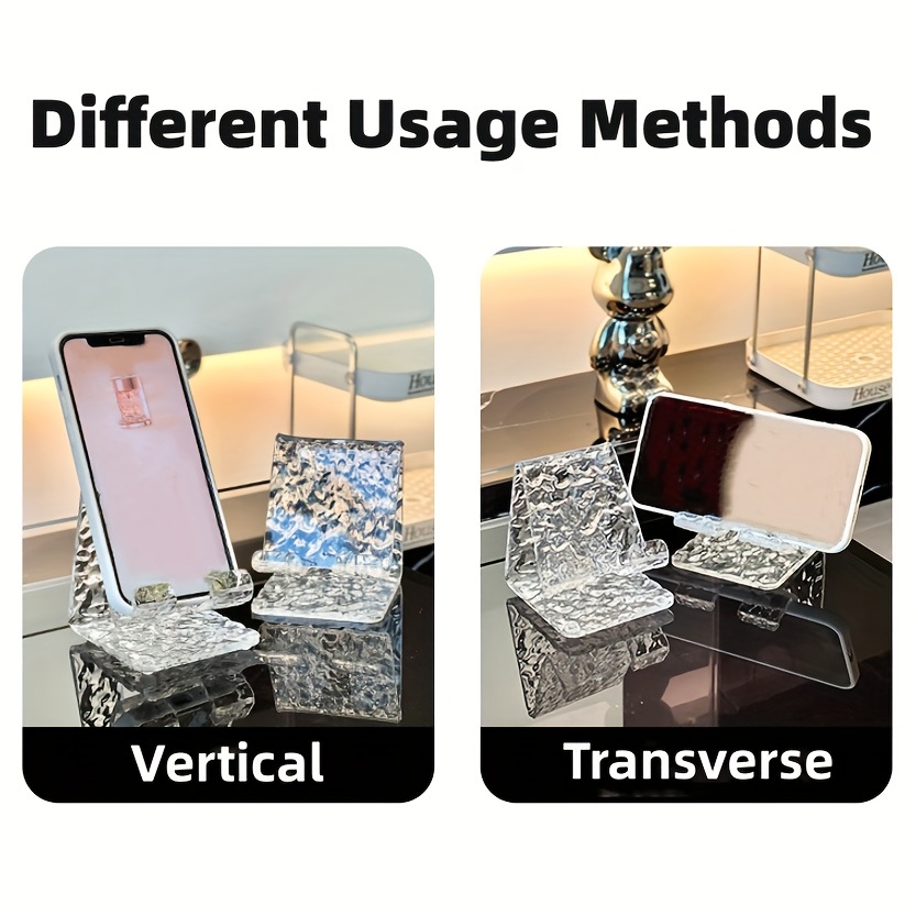 Soporte Teléfono Acrílico Soporte Teléfono Transparente - Temu