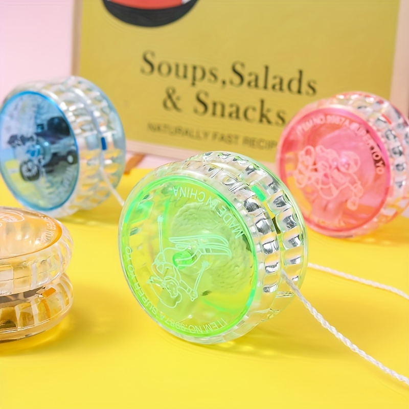 4pcs YoYo Light Up Clutch Mechanism Toy Yoyo Trick Speed Ball Kids