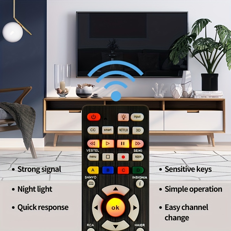 Télécommande tv universelle compatible philips panasonic lg sony samsung