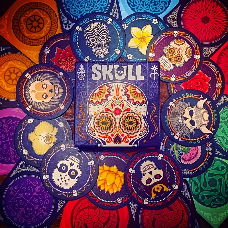 Skull Party Game, Jeu De Stratégie, Jeu Amusant Pour Les Soirées Jeux