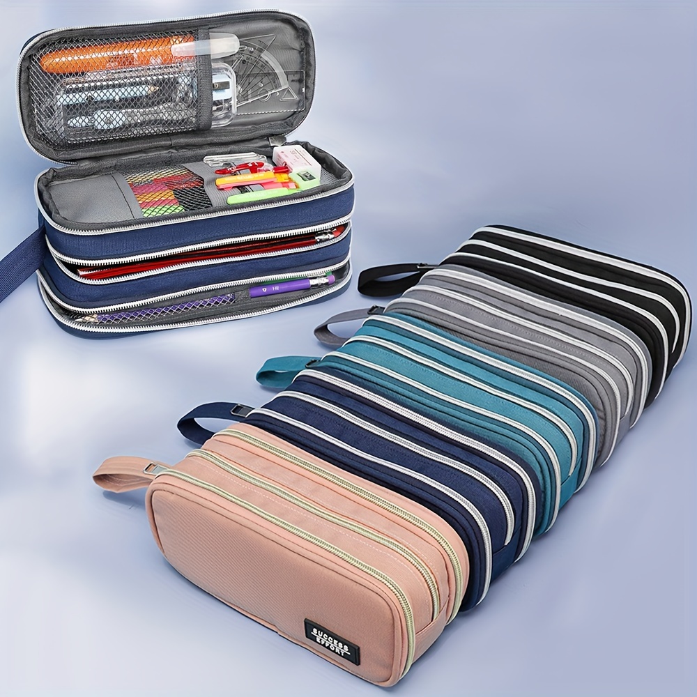 Expandable Pencil Case With Compartments Large Capacity - Temu