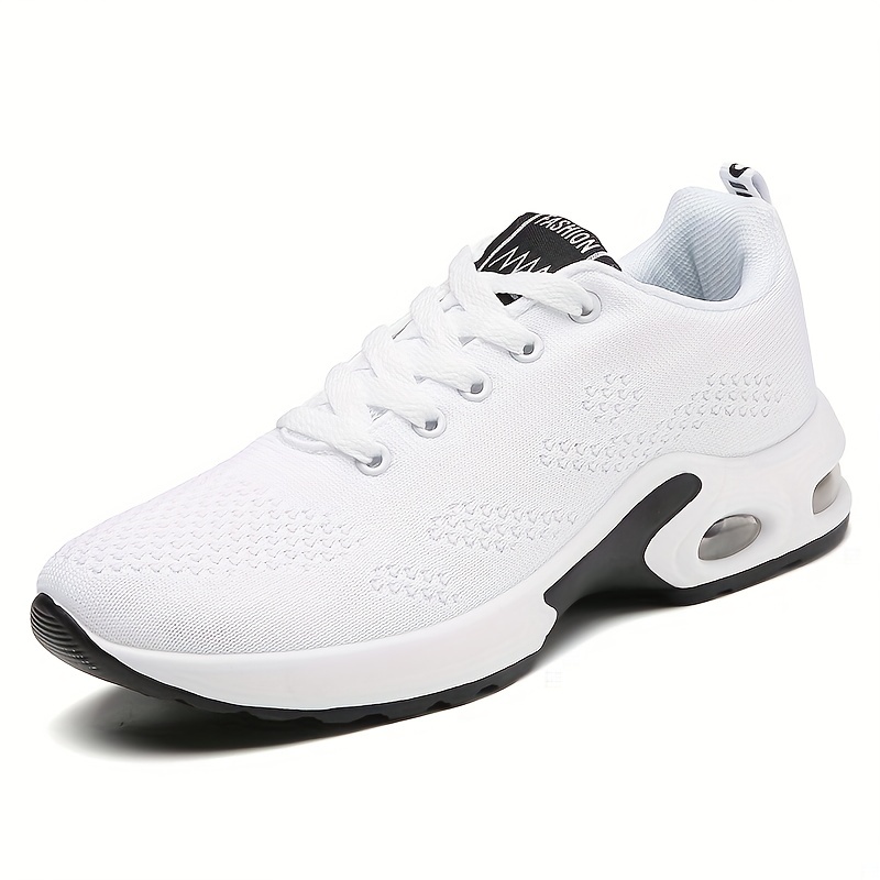 Women's Air Cushion Sports Shoes Breathable Lace Low Top - Temu