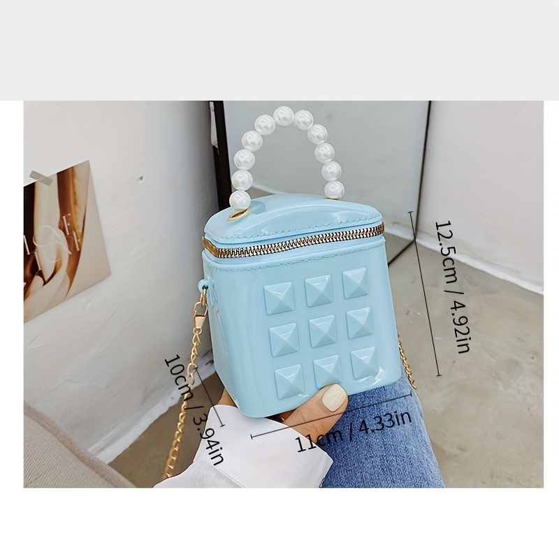 Chanel Light Blue PVC Jelly Shoulder Bag