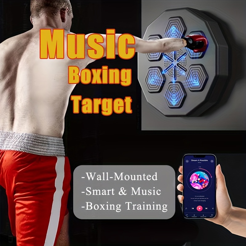 Music Boxing Trainer Electronic Boxing Practice Wall Target - Temu