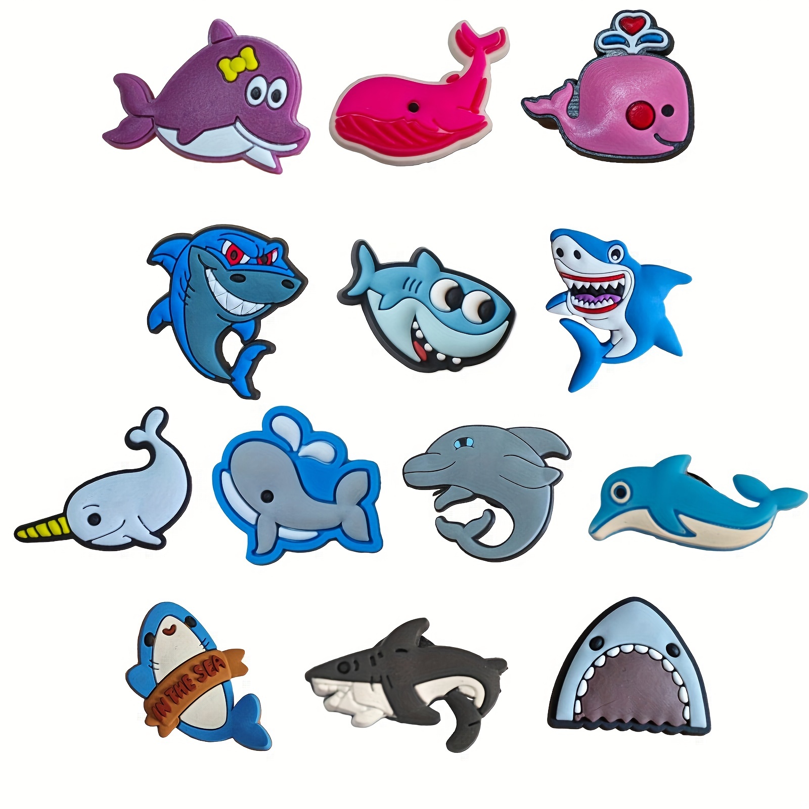 Cute Various Fish Popular Cartoon Shoe Charms Diy - Temu