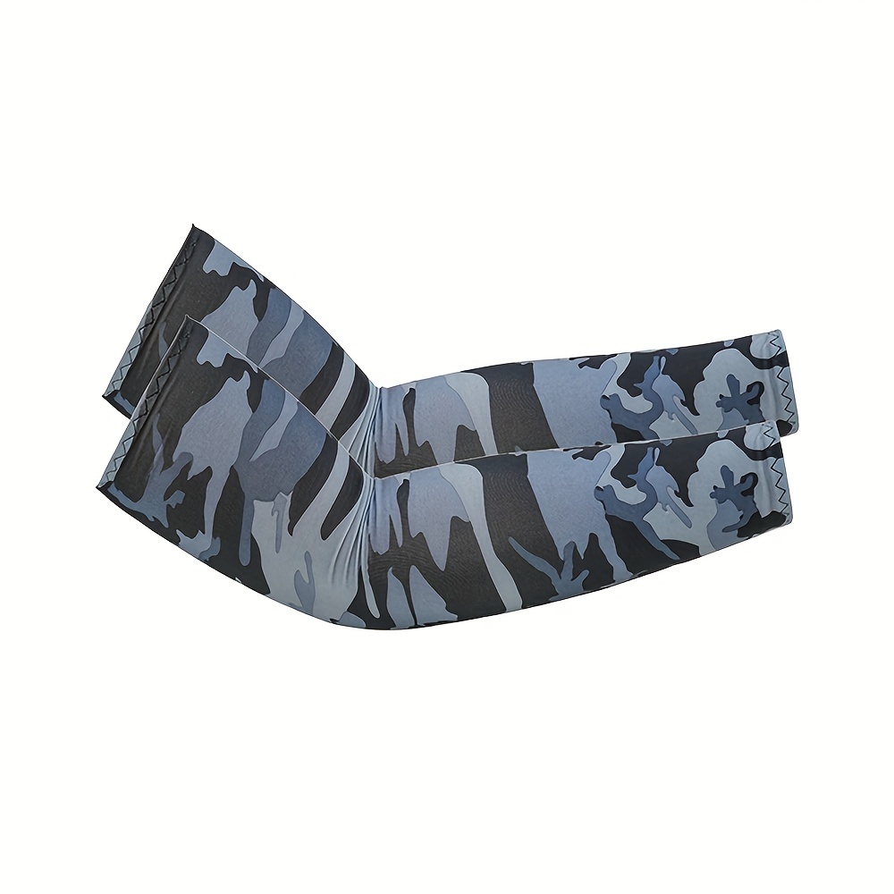 Grey Camo Arm Sleeves - Adult