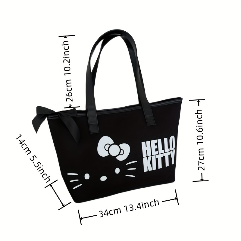SANRIO Tote Bag: Cape Hello Kitty Black 