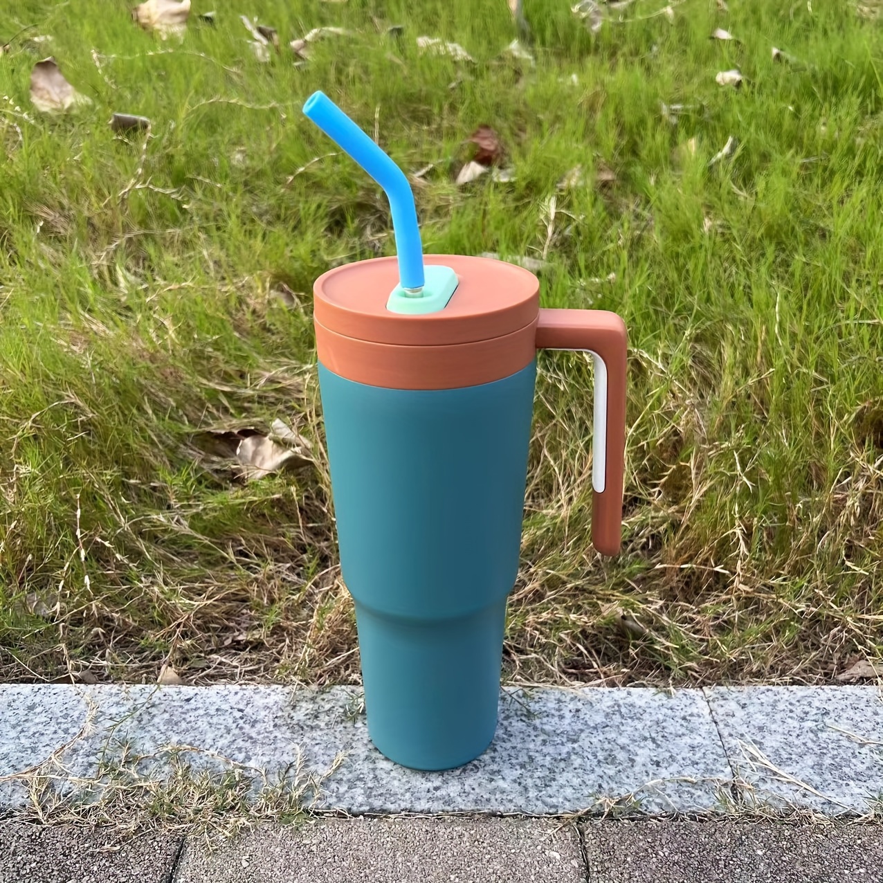 1200ml Stainless Steel Water Bottle with Handle - Leakproof
