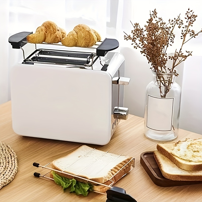 Toaster 4 Slice, Long Slot Toaster Stainless Steel Toaster, 2 Slice Toaster  for Bagel Bread, Built-in Warming Rack Bread Toaster