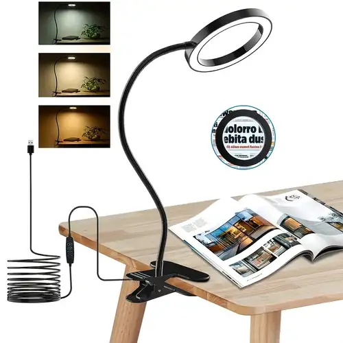10x Magnifying Glass With Light And Stand Desktop Hands Free - Temu